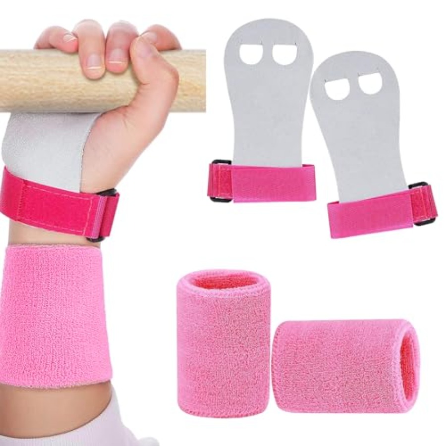 Sports Grip - 2 Pezzi Guanti da Ginnastica con