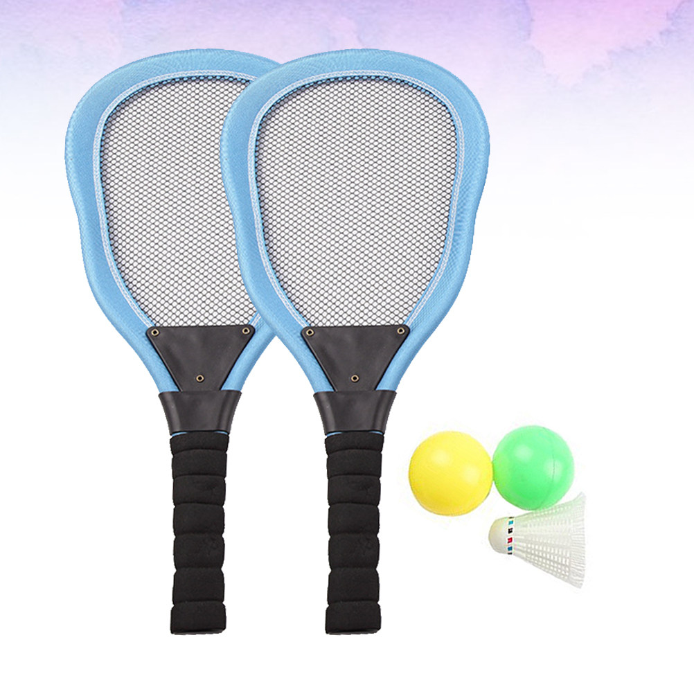 Badminton Grip - Set da 5 racchette da spiaggia